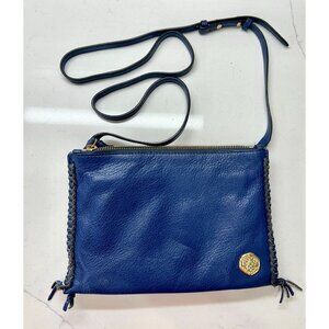 Vince Camuto Litzy Leather Crossbody Purse in Estate Blue